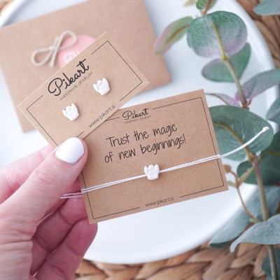 Božično darilo - zapestnica angelček