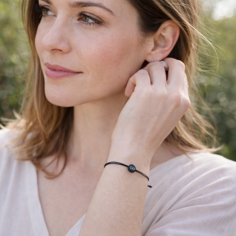 Set dveh zapestnic za pare - infinity zapestnici