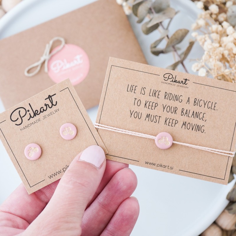 Moška zapestnica kolo - Darilo za ljubitelje kolesarstva