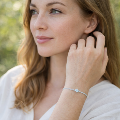 Novoletno darilo - snežinka zapestnica