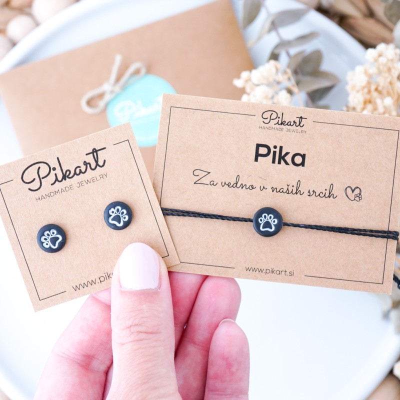 Personalizirana zapestnica tačke z napisom »Za vedno v naših srcih«